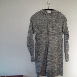 Dalia Sweatshirt Hooded Tunic Dress XS
